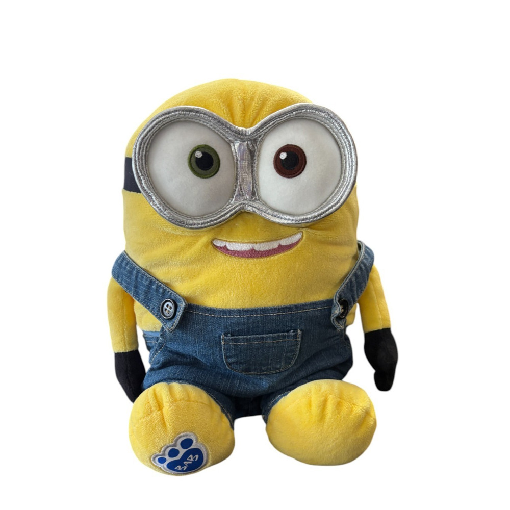 Universal Studios Build A Bear Minion BOB with Overalls Outfit Plush Toy 13"
